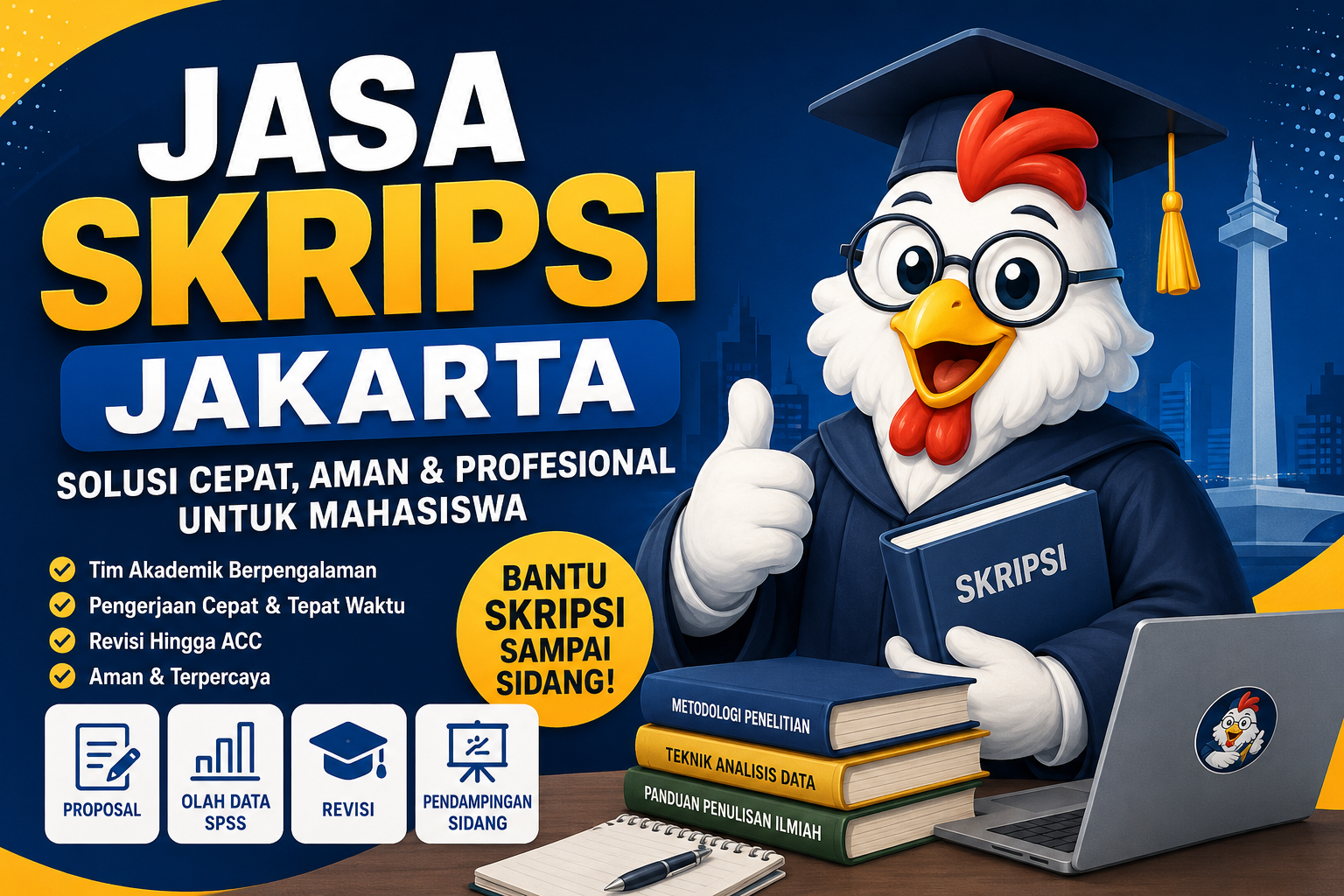 Jasa Skripsi Jakarta – Solusi Cepat, Aman, dan Profesional untuk Mahasiswa